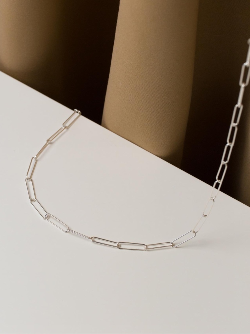NWT Natalie Joy Silver Link Necklace